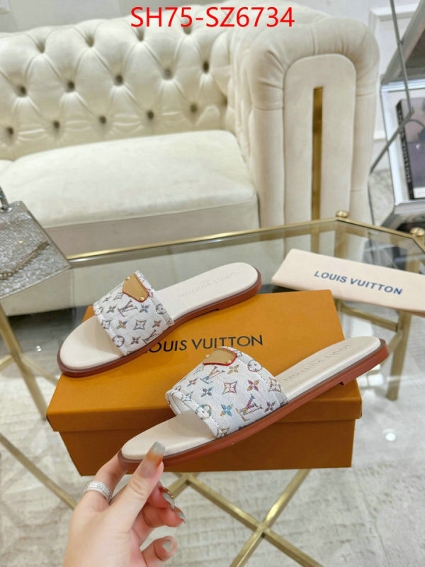 Women Shoes-LV how to find replica shop ID: SZ6734 $: 75USD