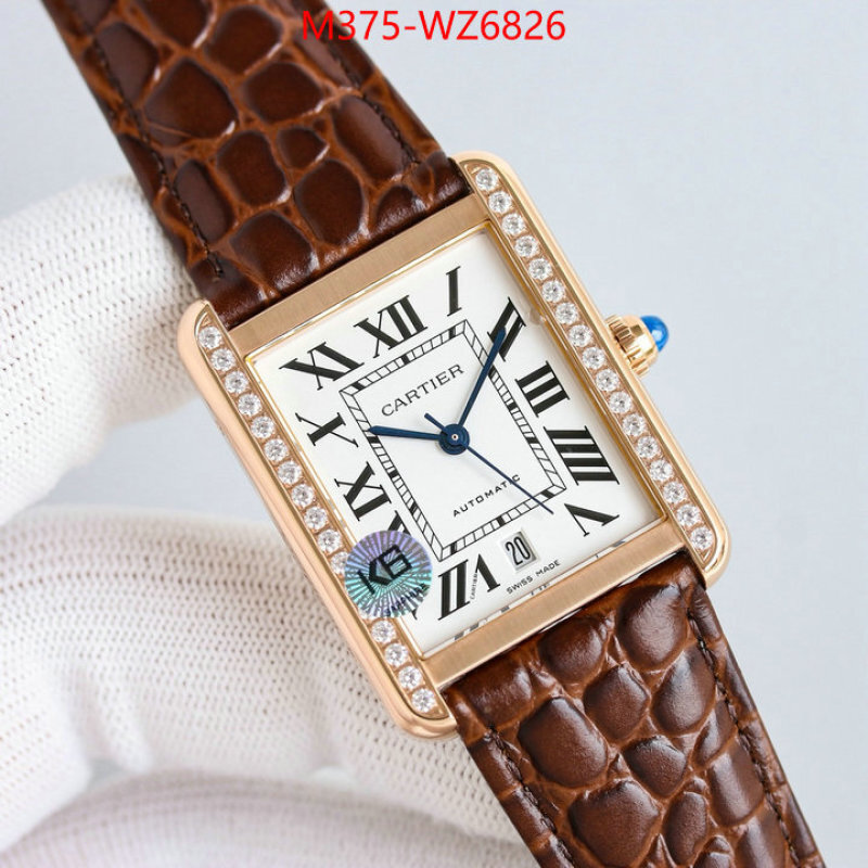 Watch(TOP)-Cartier cheap ID: WZ6826 $: 375USD