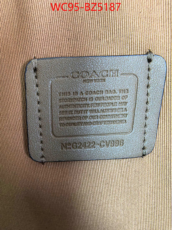 Coach Bags(4A)-Handbag- replicas buy special ID: BZ5187 $: 95USD,