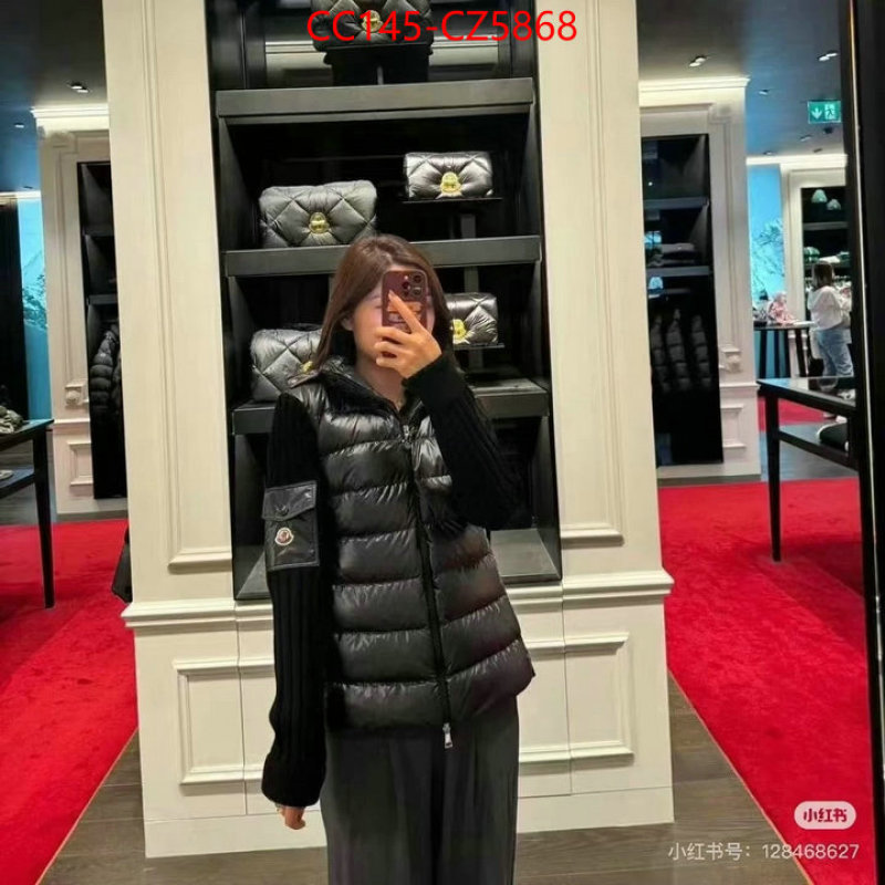 Down jacket Women-Moncler designer wholesale replica ID: CZ5868 $: 145USD