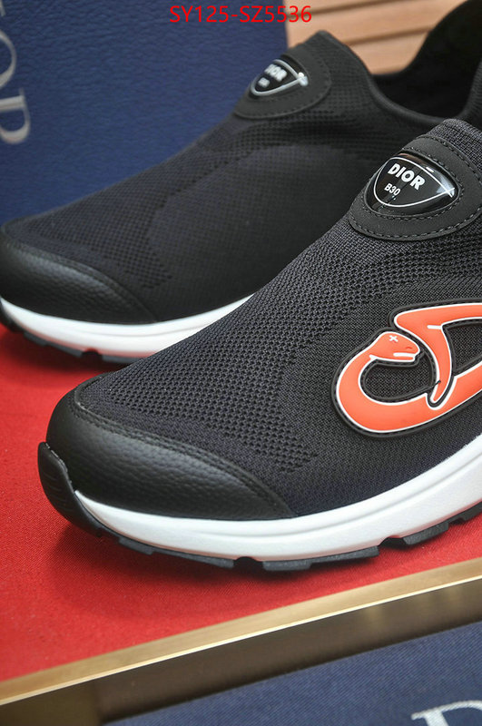 Men shoes-Dior best quality replica ID: SZ5536 $: 125USD
