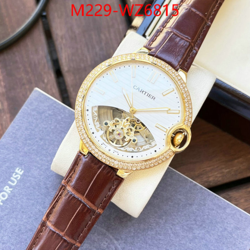 Watch(TOP)-Cartier best replica ID: WZ6815 $: 229USD