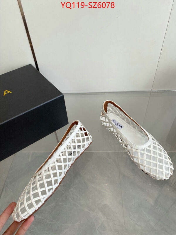Women Shoes-ALAIA cheap high quality replica ID: SZ6078 $: 119USD