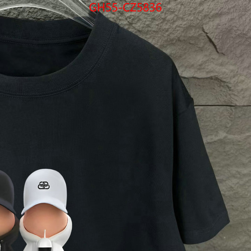 Clothing-Balenciaga 1:1 replica wholesale ID: CZ5836 $: 55USD