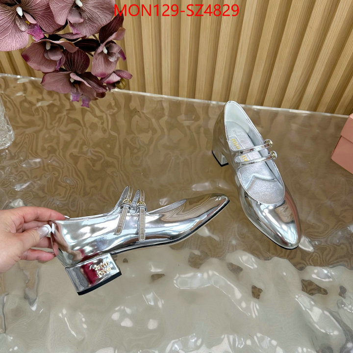 Women Shoes-Miu Miu luxury fake ID: SZ4829 $: 129USD