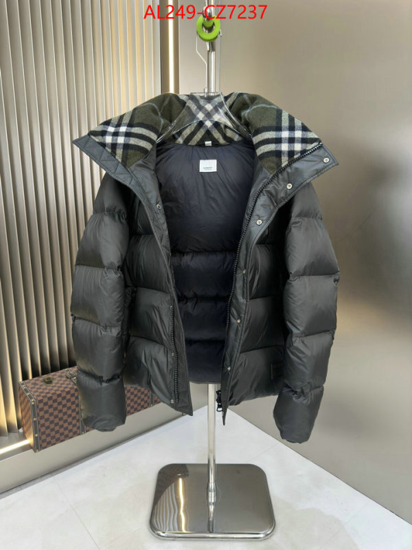 Down jacket Men-Burberry replica 1:1 high quality ID: CZ7237 $: 249USD