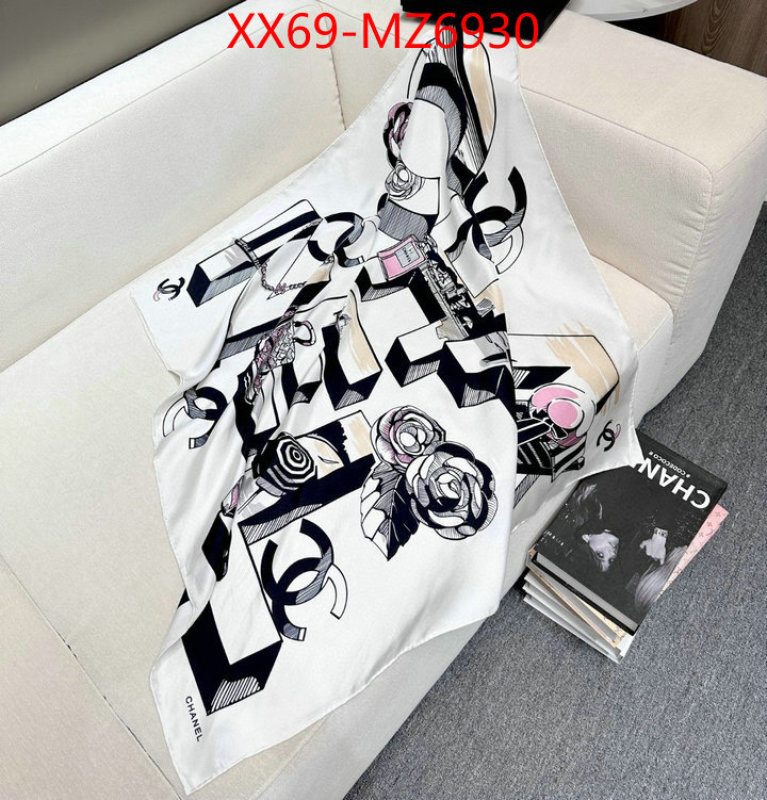 Scarf-Chanel top quality fake ID: MZ6930 $: 69USD