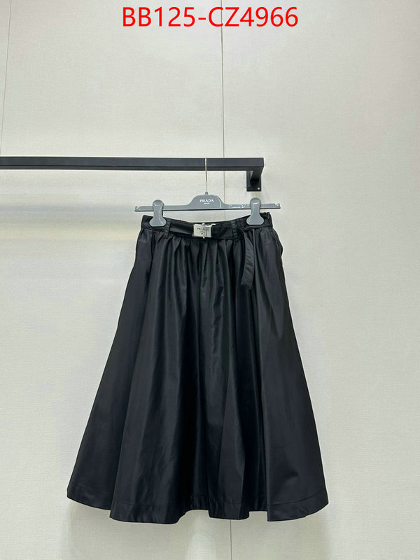 Clothing-Prada the quality replica ID: CZ4966 $: 125USD