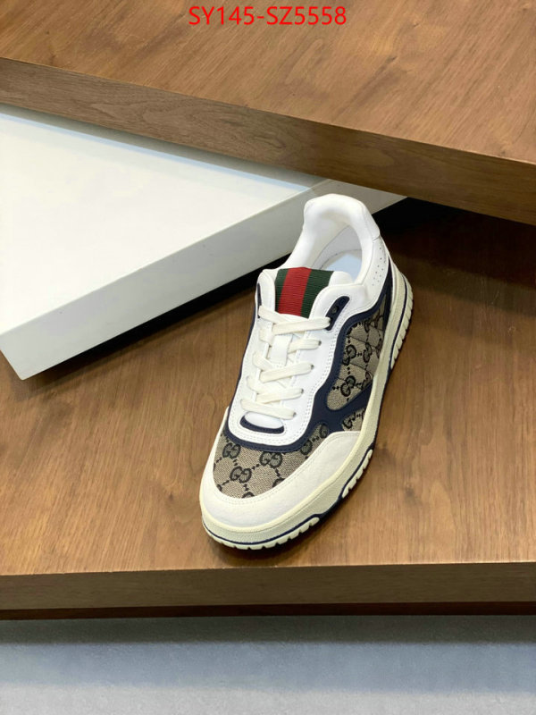 Men Shoes-Gucci what is a 1:1 replica ID: SZ5558 $: 145USD