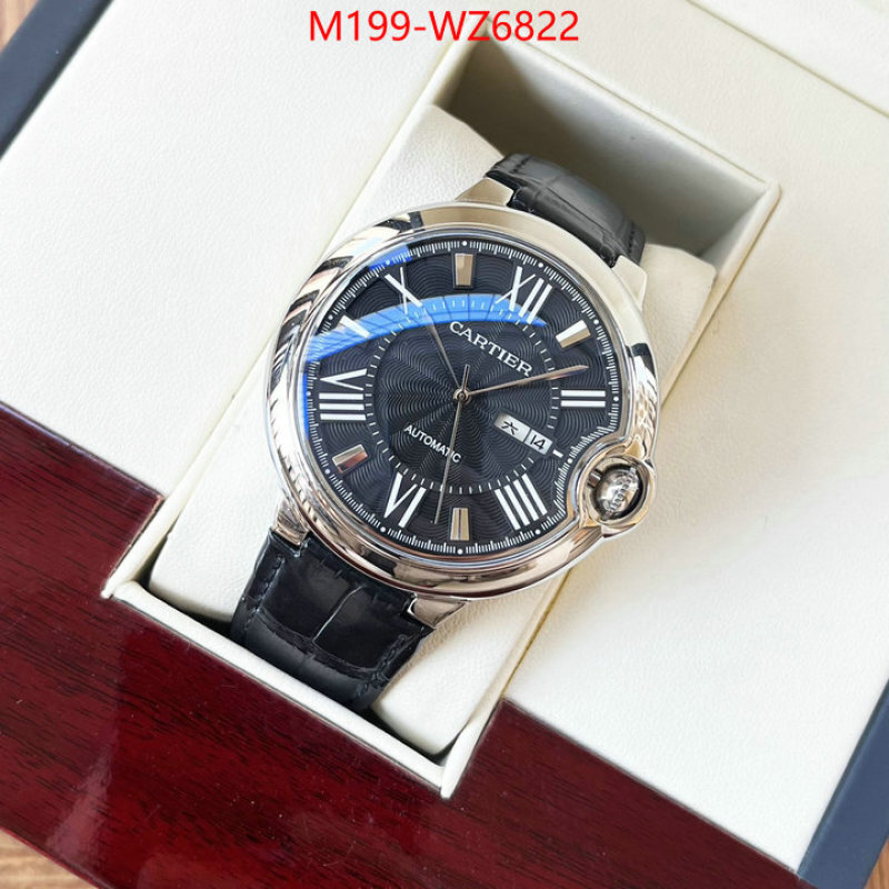 Watch(TOP)-Cartier perfect quality ID: WZ6822 $: 199USD