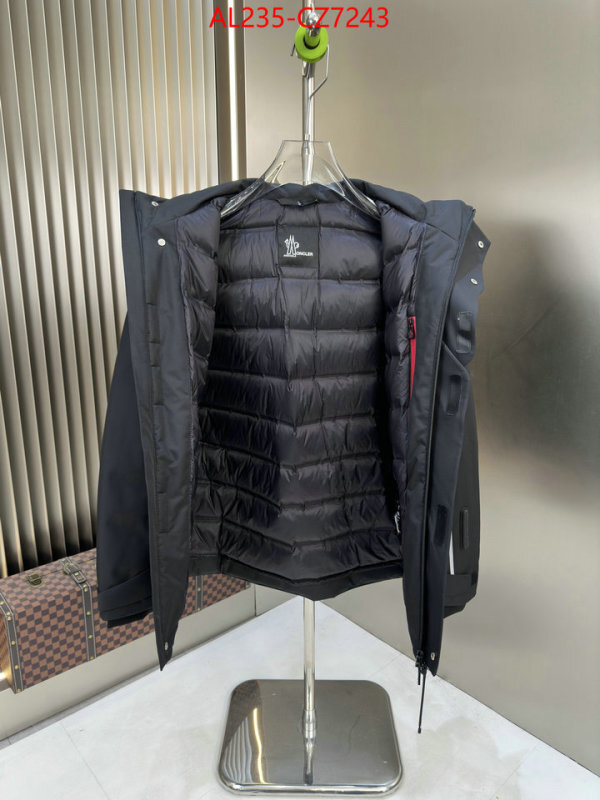 Down jacket Men-Moncler aaaaa ID: CZ7243 $: 235USD