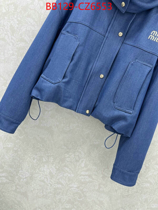 Clothing-MIU MIU best fake ID: CZ6553 $: 129USD