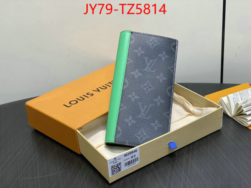 LV Bags(TOP)-Wallet 1:1 replica wholesale ID: TZ5814 $: 79USD,