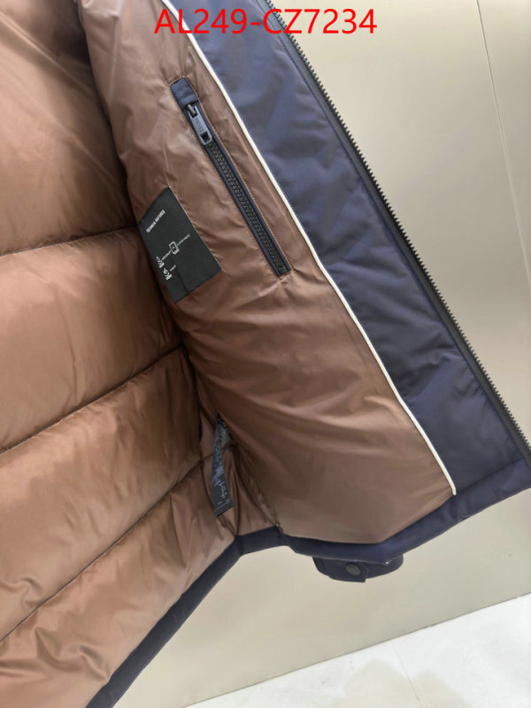 Down jacket Men-Zegna wholesale sale ID: CZ7234 $: 249USD