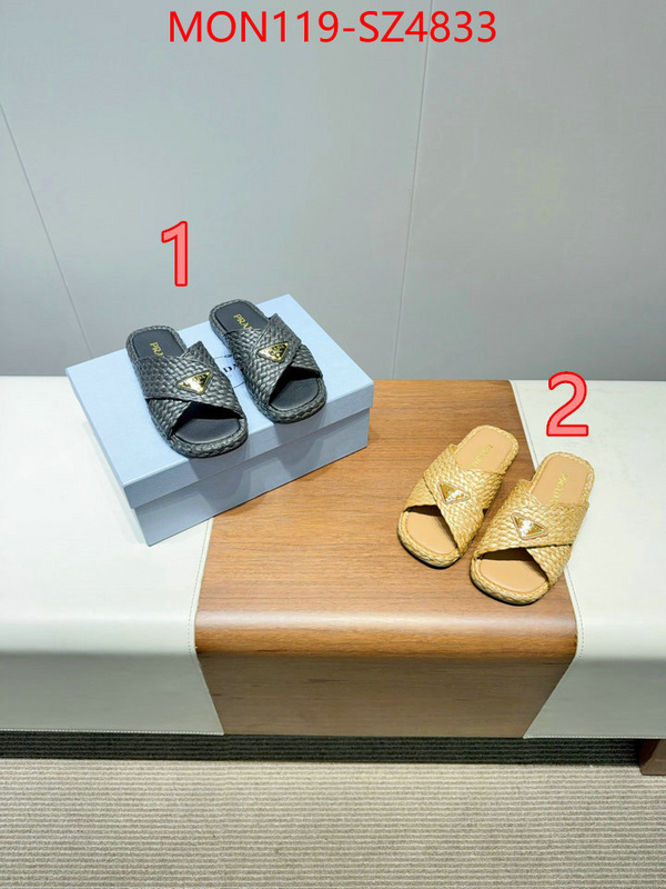 Women Shoes-Prada 2024 aaaaa replica customize ID: SZ4833 $: 119USD