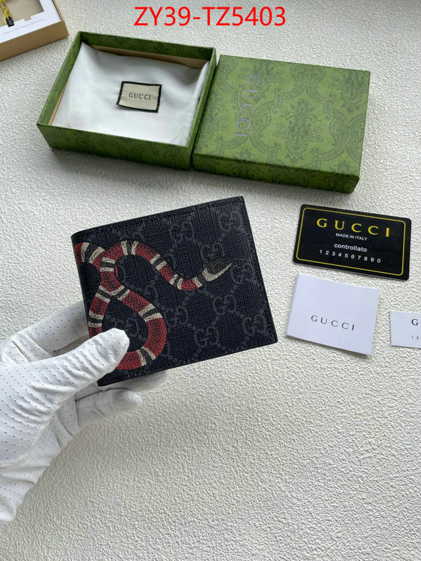 Gucci Bags(4A)-Wallet- buy high-quality fake ID: TZ5403 $: 39USD,