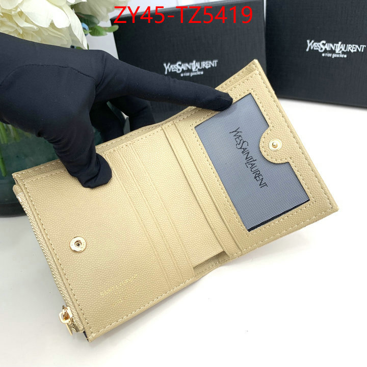 YSL Bags(4A)-Wallet- buy best quality replica ID: TZ5419 $: 45USD,
