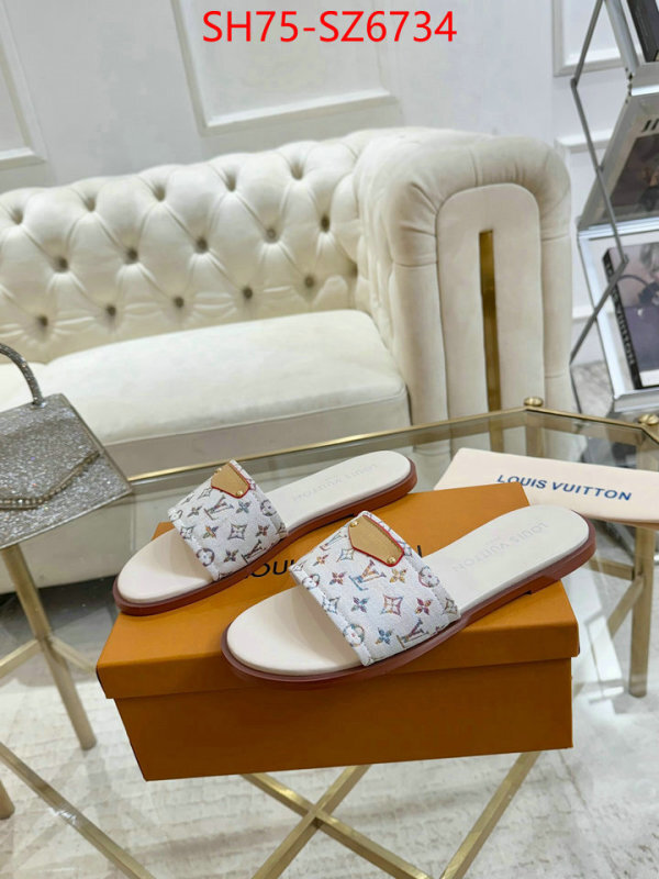 Women Shoes-LV how to find replica shop ID: SZ6734 $: 75USD
