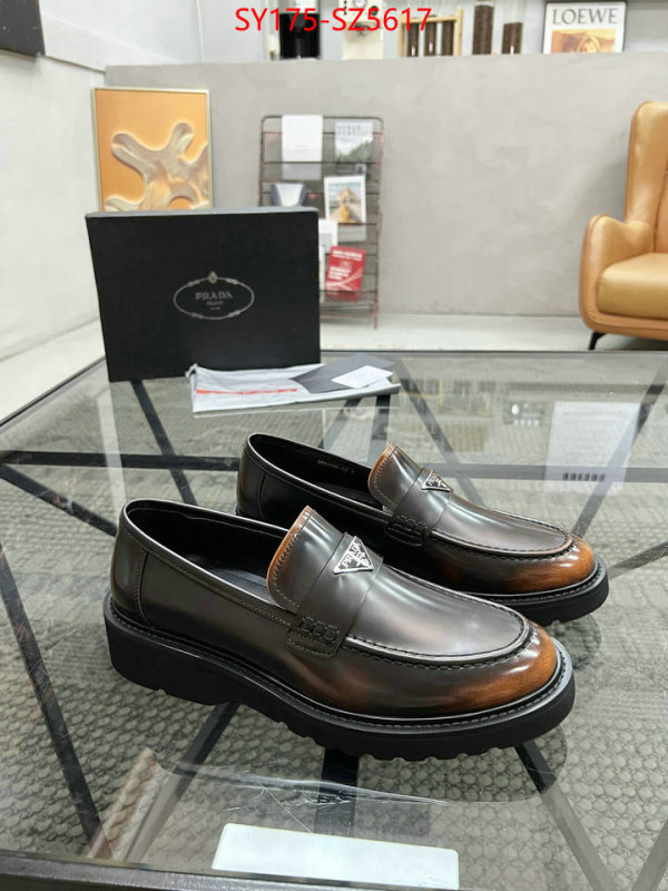 Men shoes-Prada aaaaa+ replica ID: SZ5617 $: 175USD