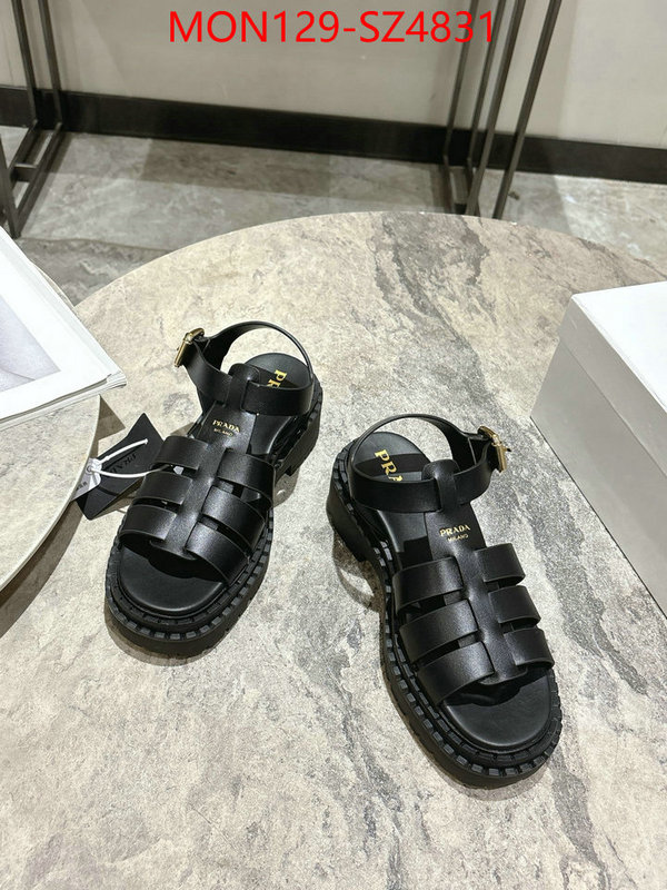 Women Shoes-Prada highest quality replica ID: SZ4831 $: 129USD