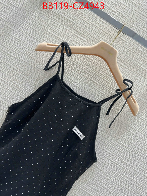 Clothing-MIU MIU buy aaaaa cheap ID: CZ4943 $: 119USD