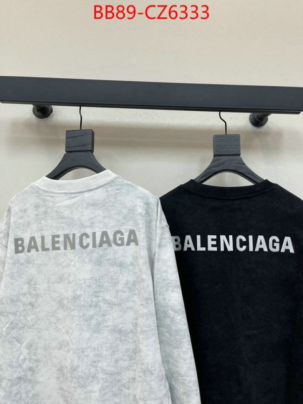 Clothing-Balenciaga top 1:1 replica ID: CZ6333 $: 89USD
