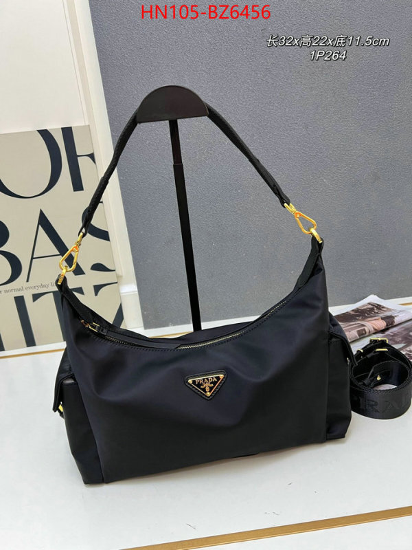 Prada Bags(4A)-Handbag- 1:1 clone ID: BZ6456 $: 105USD,