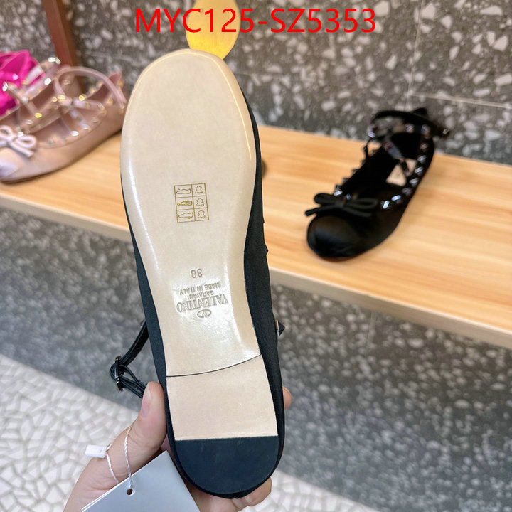 Women Shoes-Valentino aaaaa replica designer ID: SZ5353 $: 125USD