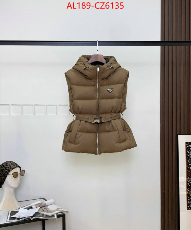 Down jacket Women-Prada buy best quality replica ID: CZ6135 $: 189USD