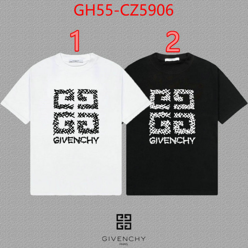 Clothing-Givenchy customize best quality replica ID: CZ5906 $: 55USD