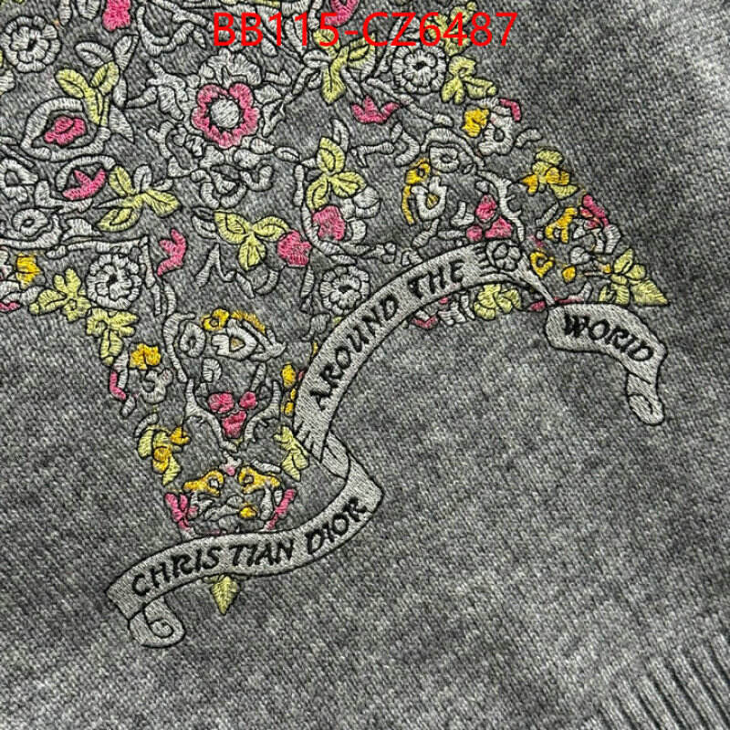 Clothing-Dior buy best quality replica ID: CZ6487 $: 115USD