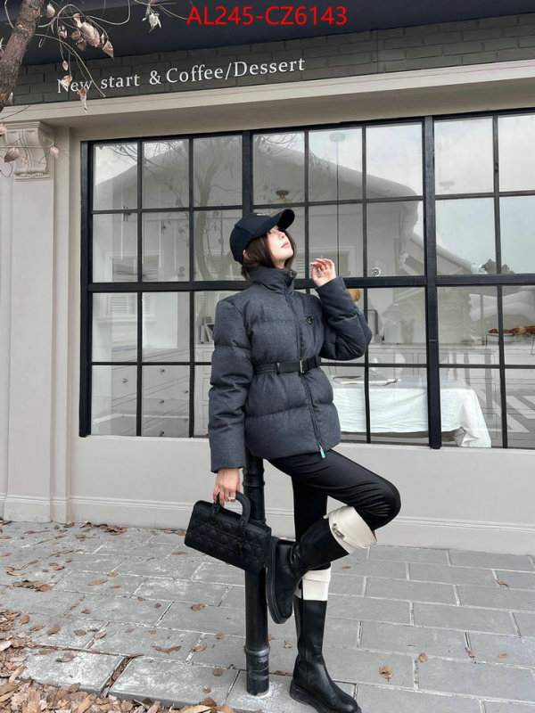 Down jacket Women-Prada fake high quality ID: CZ6143 $: 245USD