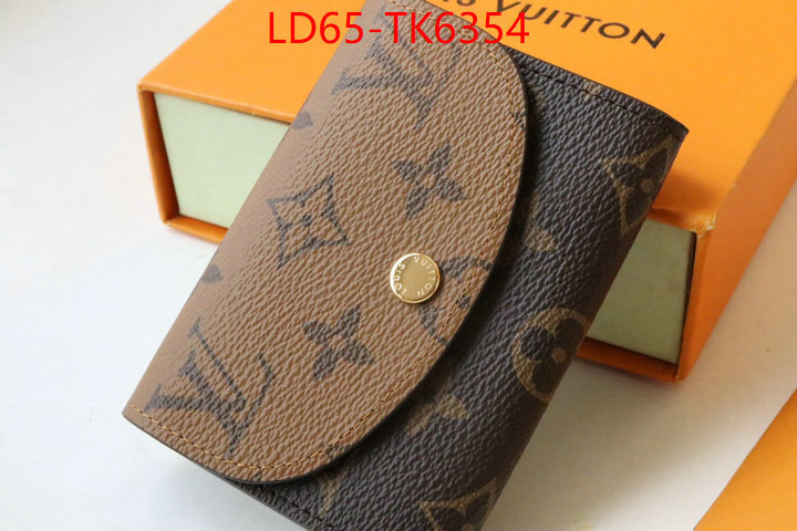 LV Bags(TOP)-Wallet luxury shop ID: TK6354 $: 65USD,