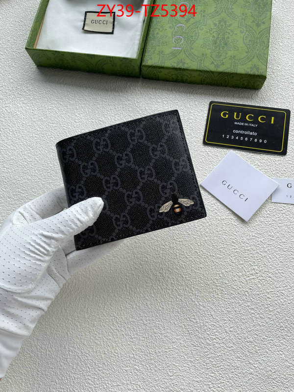 Gucci Bags(4A)-Wallet- where could you find a great quality designer ID: TZ5394 $: 39USD,