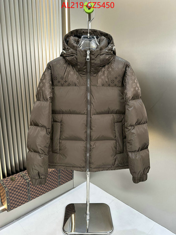 Down jacket Men-LV mirror quality ID: CZ5450 $: 219USD
