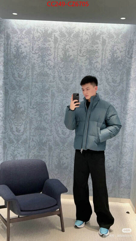 Down jacketMen-Dior high quality customize ID: CZ6705 $: 249USD
