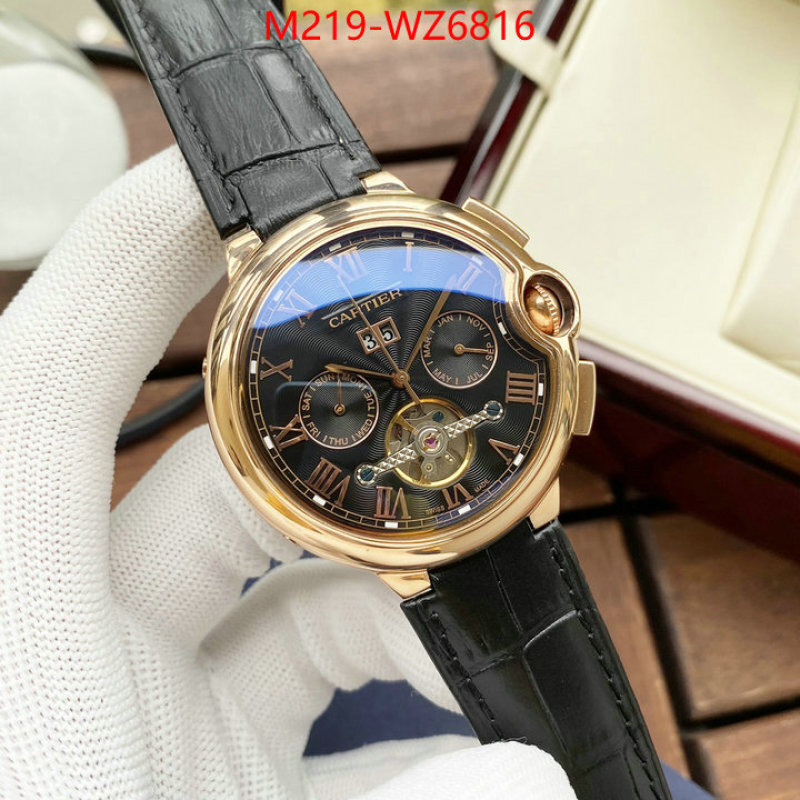 Watch(TOP)-Cartier the best designer ID: WZ6816 $: 219USD