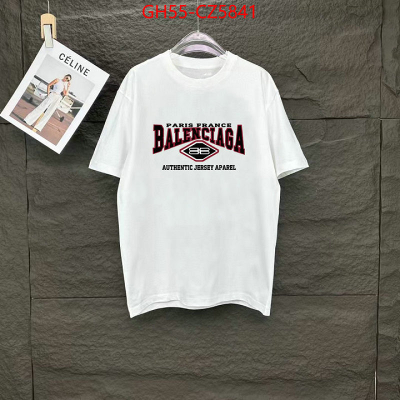 Clothing-Balenciaga best quality replica ID: CZ5841 $: 55USD