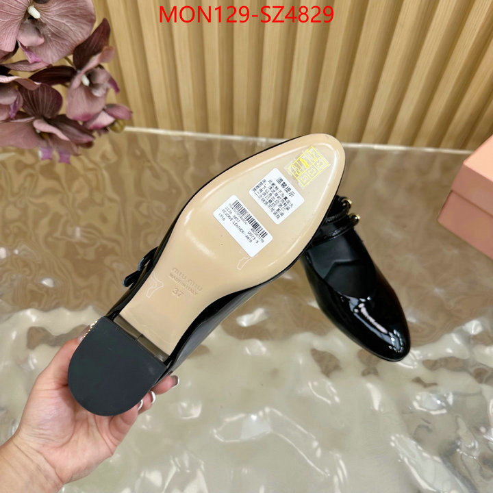 Women Shoes-Miu Miu luxury fake ID: SZ4829 $: 129USD