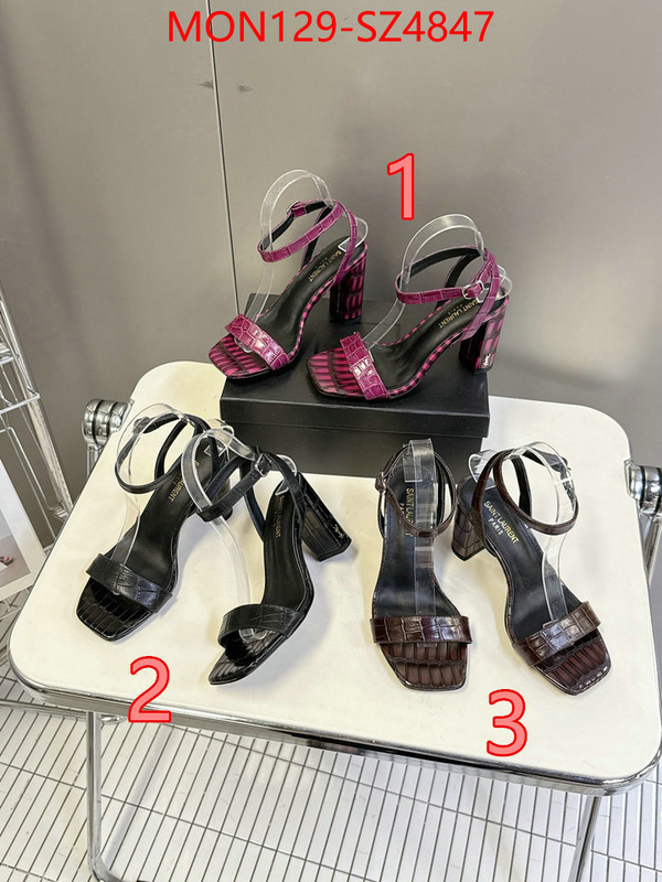 Women Shoes-YSL replica aaaaa+ designer ID: SZ4847 $: 129USD