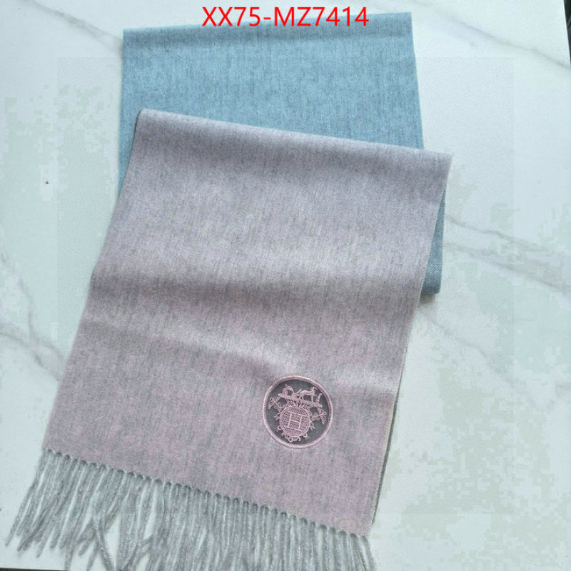 Scarf-Hermes what's the best place to buy replica ID: MZ7414 $: 75USD