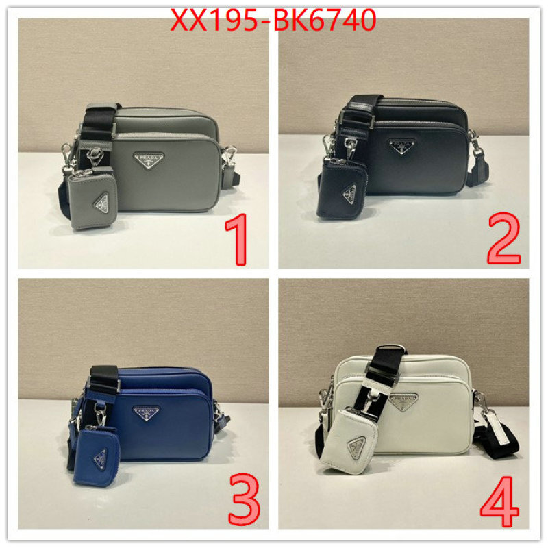 Prada Bags(TOP)-Crossbody- aaaaa+ replica designer ID: BK6740 $: 195USD,
