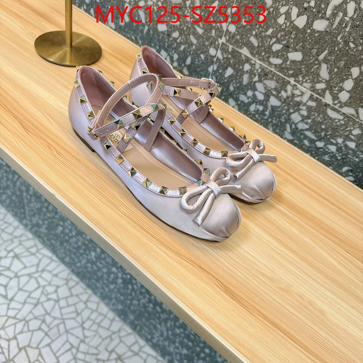 Women Shoes-Valentino aaaaa replica designer ID: SZ5353 $: 125USD