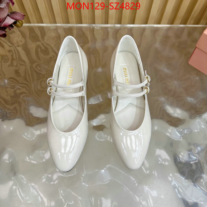Women Shoes-Miu Miu luxury fake ID: SZ4829 $: 129USD