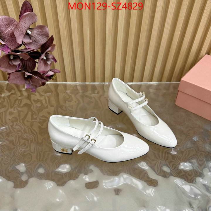 Women Shoes-Miu Miu luxury fake ID: SZ4829 $: 129USD