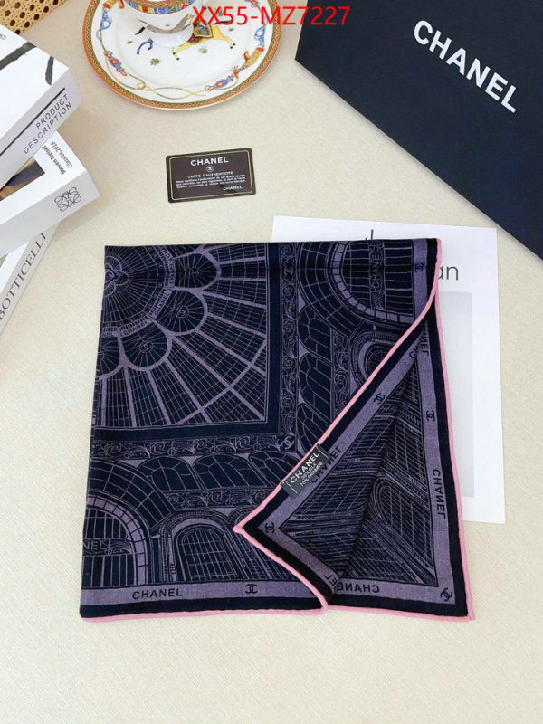Scarf-Chanel where to buy high quality ID: MZ7227 $: 55USD