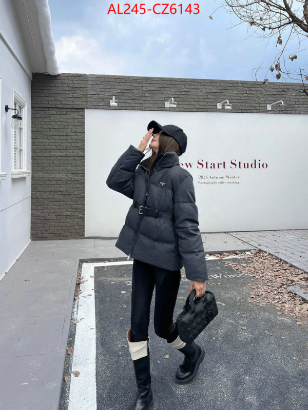 Down jacket Women-Prada fake high quality ID: CZ6143 $: 245USD