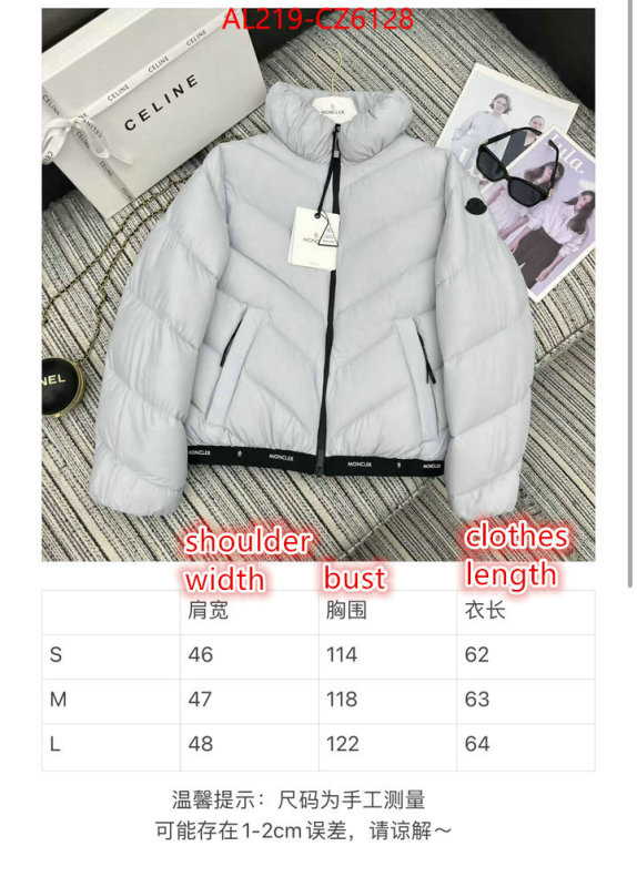 Down jacket Women-Moncler from china ID: CZ6128 $: 219USD