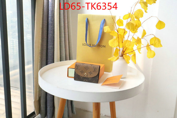 LV Bags(TOP)-Wallet luxury shop ID: TK6354 $: 65USD,