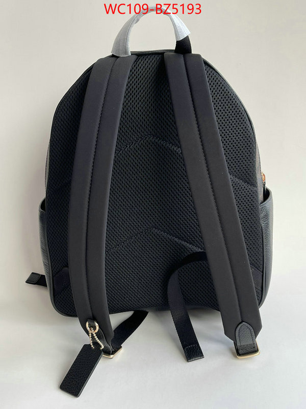 Coach Bags(4A)-Backpack- outlet 1:1 replica ID: BZ5193 $: 109USD,